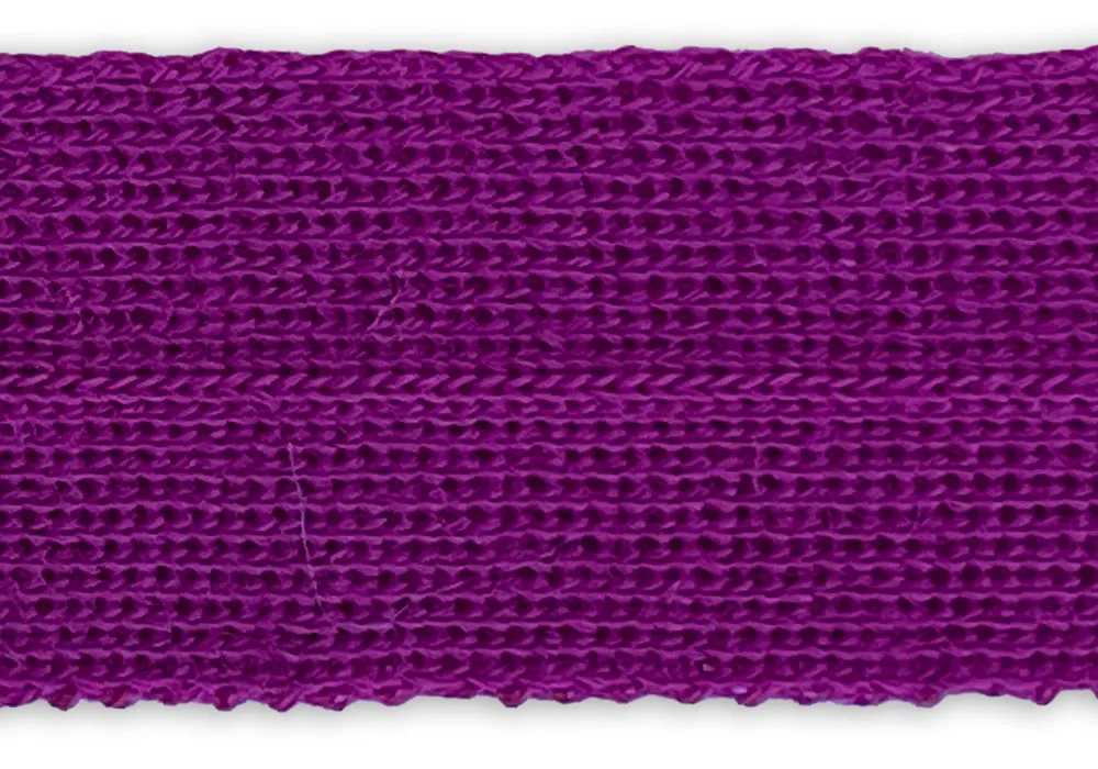 7/8" Grape Simple Fold-Over Wool Trim (Made in Japan)