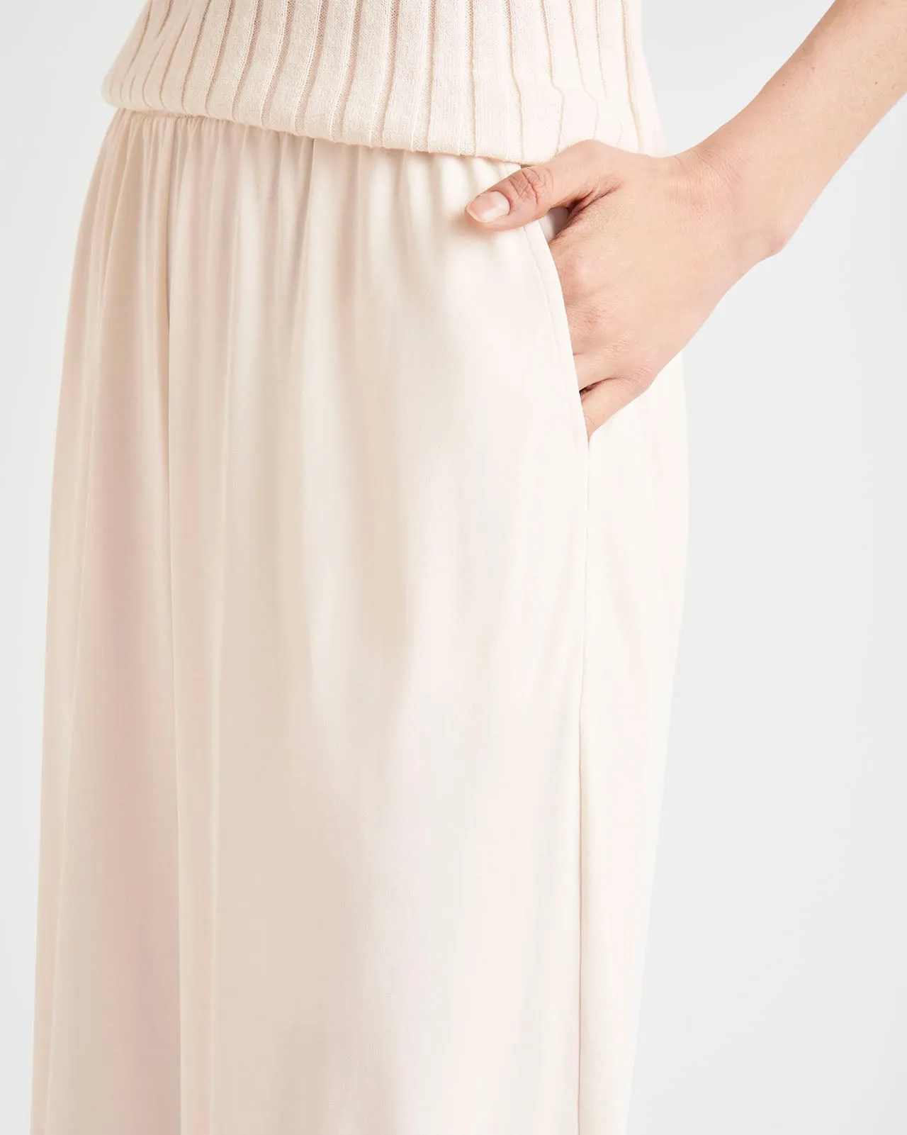 Arlo Sandwash Jersey Palazzo Pant