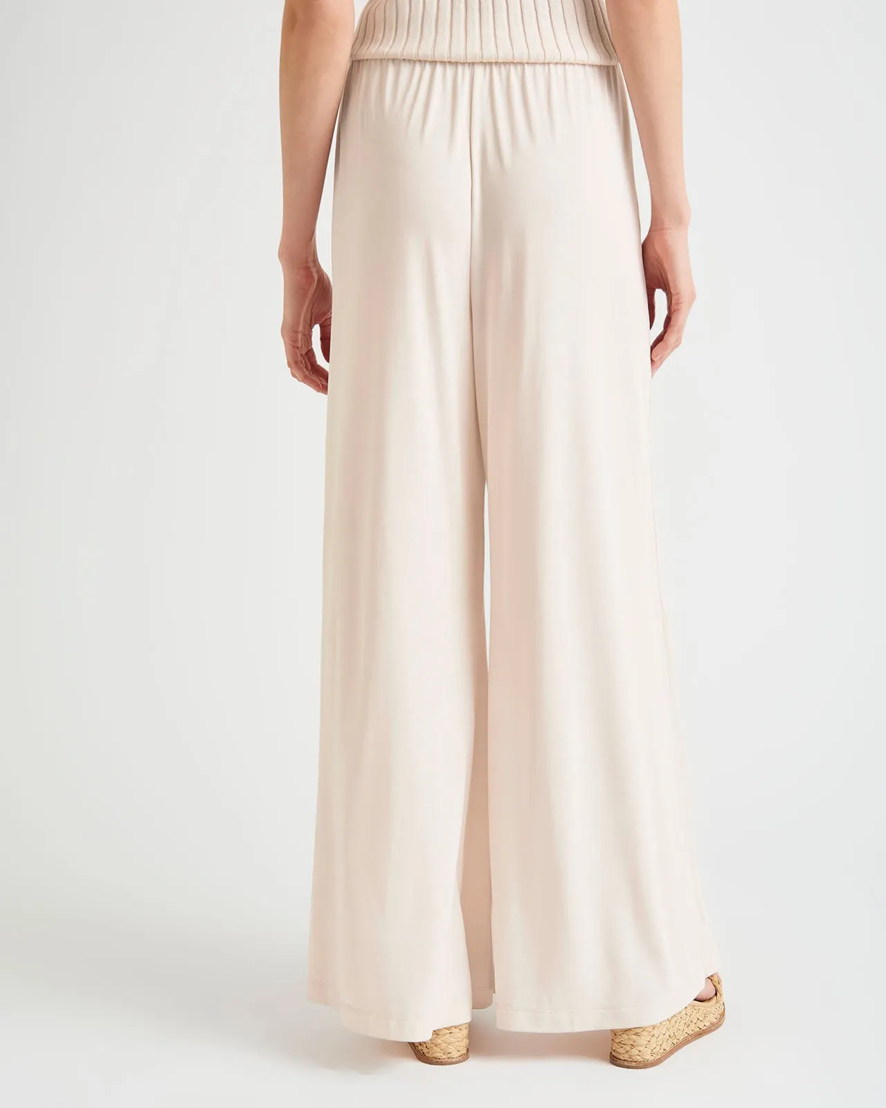 Arlo Sandwash Jersey Palazzo Pant