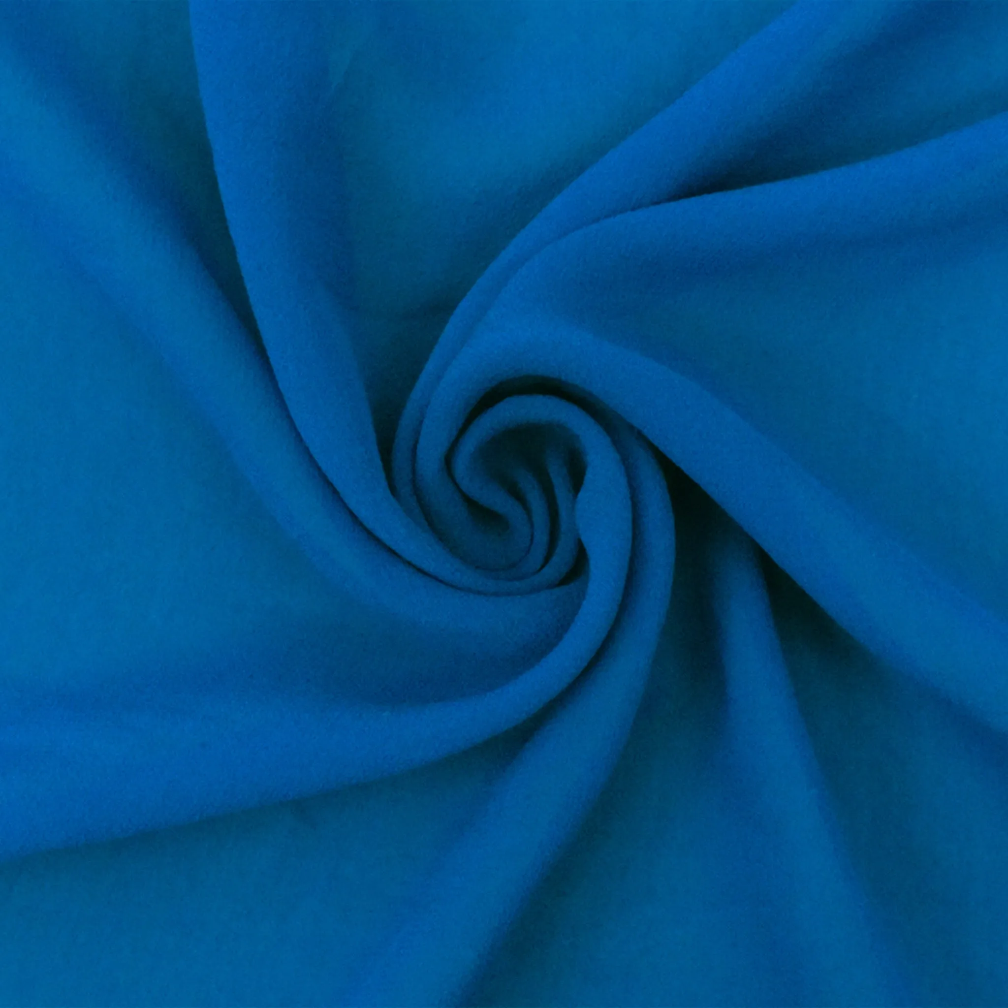 Blue Famous Designer Silk Crepe Chiffon Woven Fabric