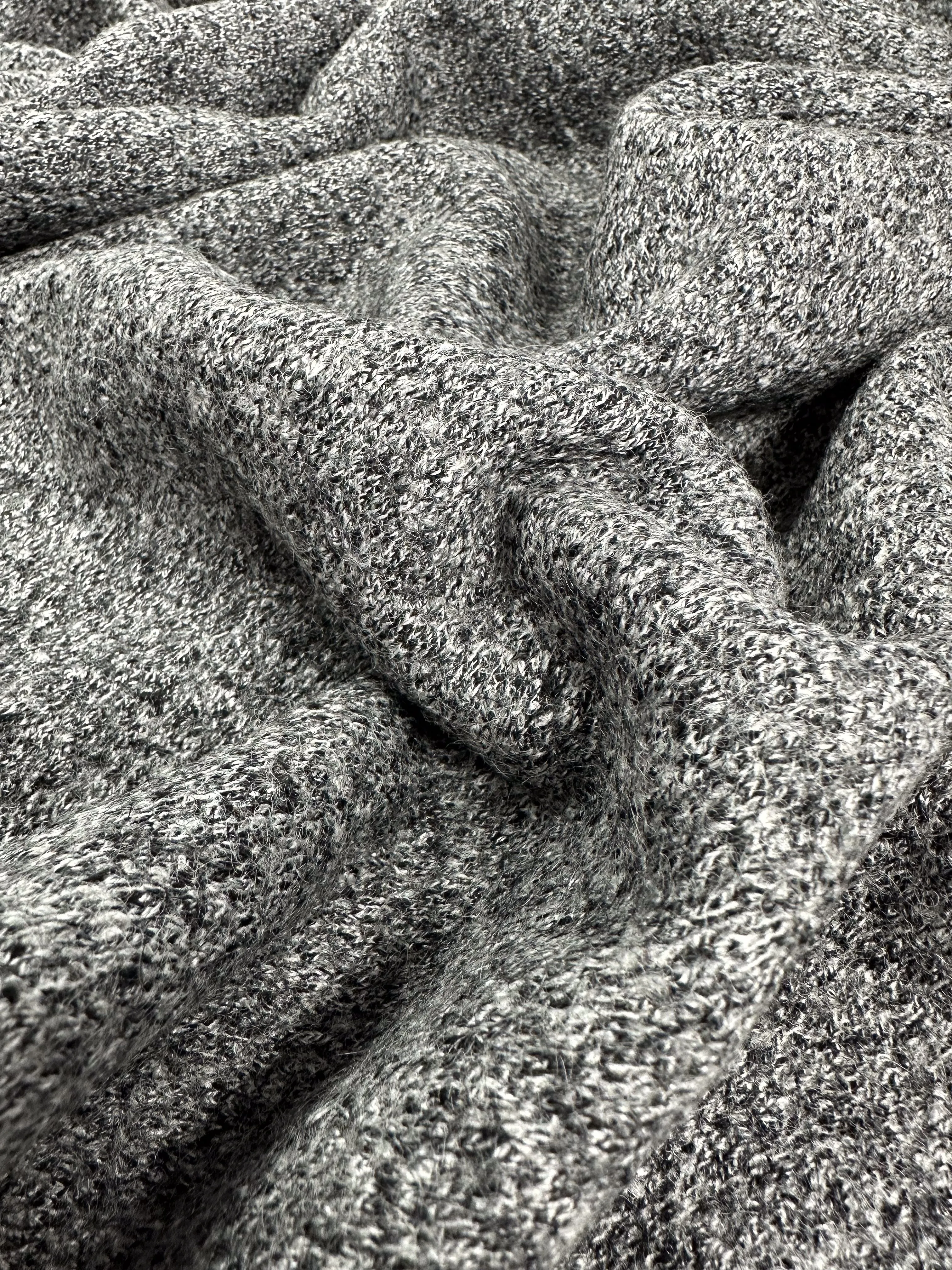 Boiled Wool - Grey Marle - 140cm