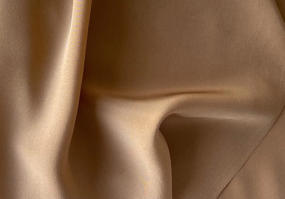 Buffed Bronze Classic Silk Crepe de Chine