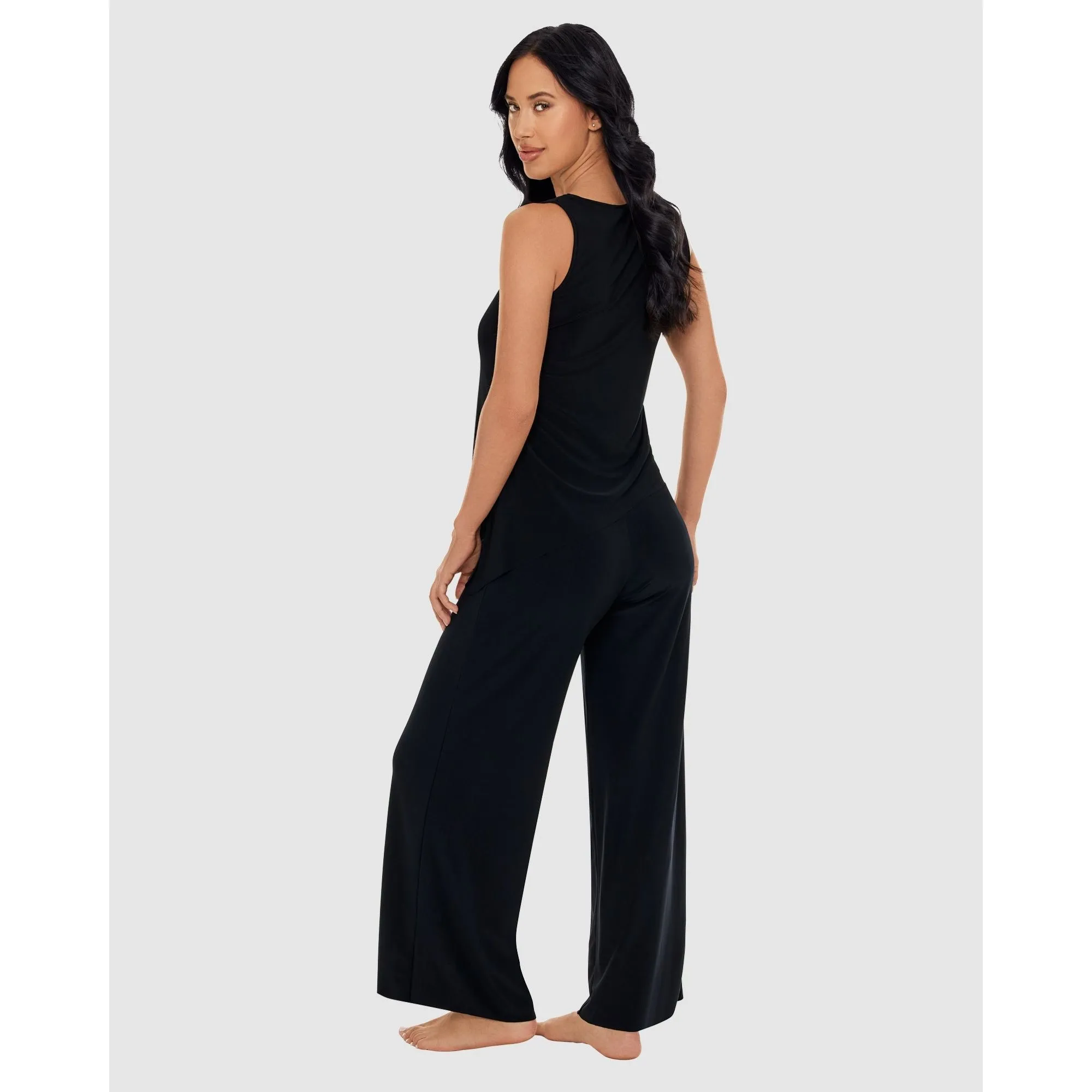 Cabana Palazzo Style Wide Leg Beach Trousers