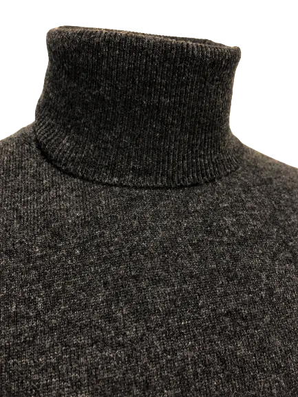 Cashmere Roll Neck Sweater Black