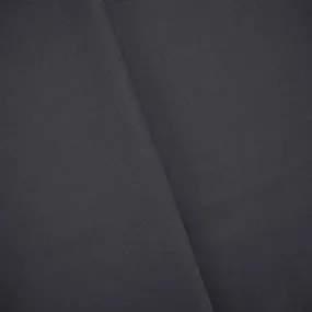 Dark Navy Blue Wool Blend Twill Woven Suiting Fabric