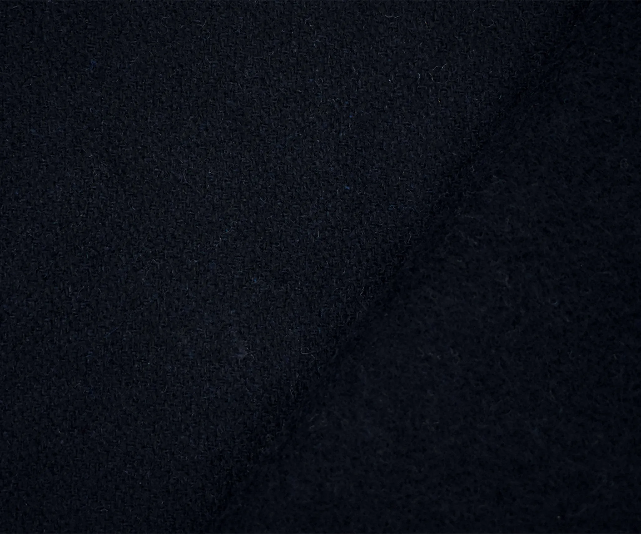 Deep Navy-Black Wool Texture Dobby Woven Single Brushed Jacketing Fabric