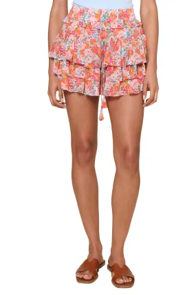 Dimitra Floral Ruffle Skort