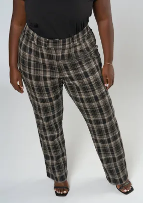 Estelle Check Ponte Pant