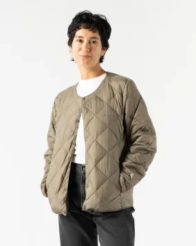 Gramicci Inner Down Jacket in Stone Grey