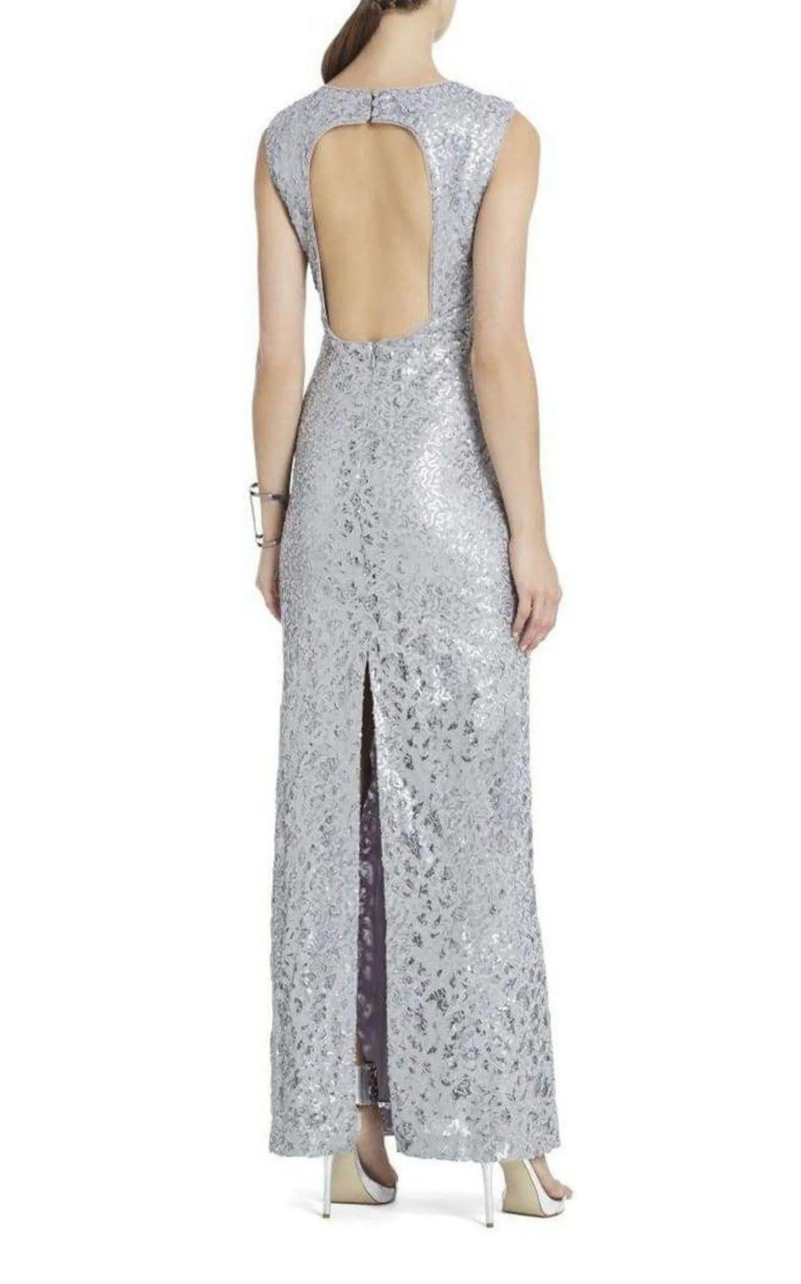 Grey Cain Sequin Appliqué Dress