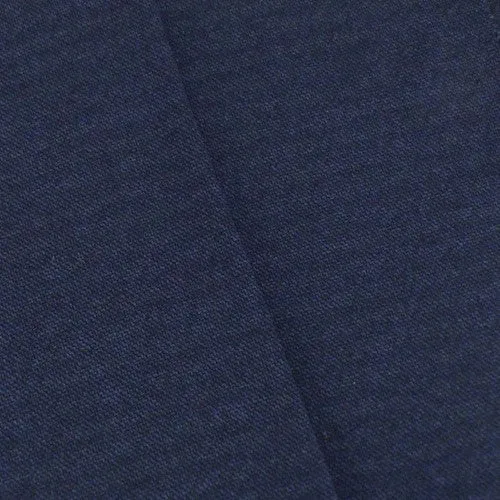 Inked Blue/Black Wool Blend Textured Jacquard Knit Fabric