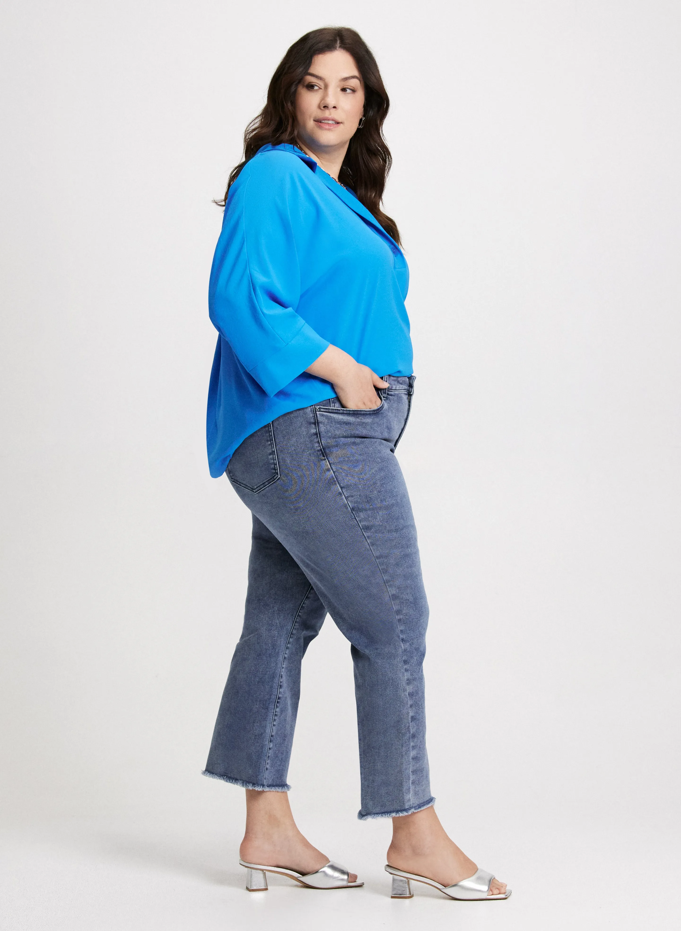 Joseph Ribkoff - Straight Leg Ankle Jeans