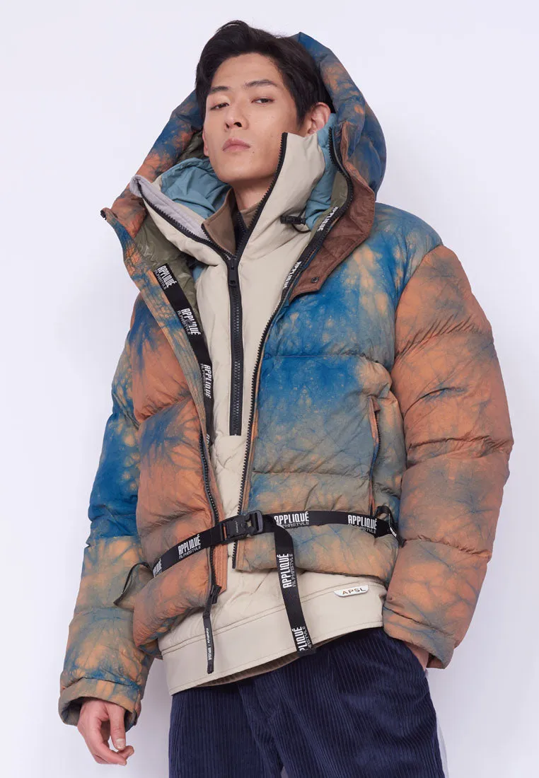 Kang Tie-Dye Hooded Down Jacket