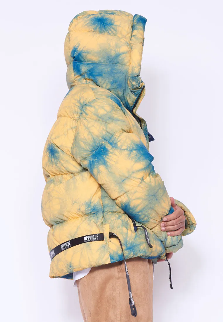 Kang Tie-Dye Hooded Down Jacket