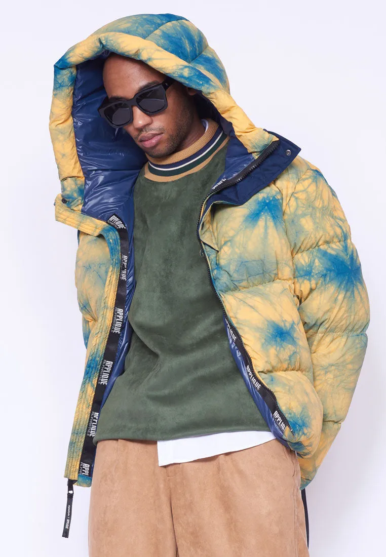 Kang Tie-Dye Hooded Down Jacket