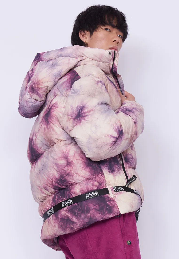 Kang Tie-Dye Hooded Down Jacket