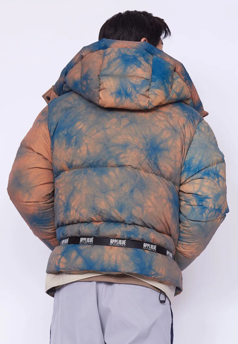 Kang Tie-Dye Hooded Down Jacket