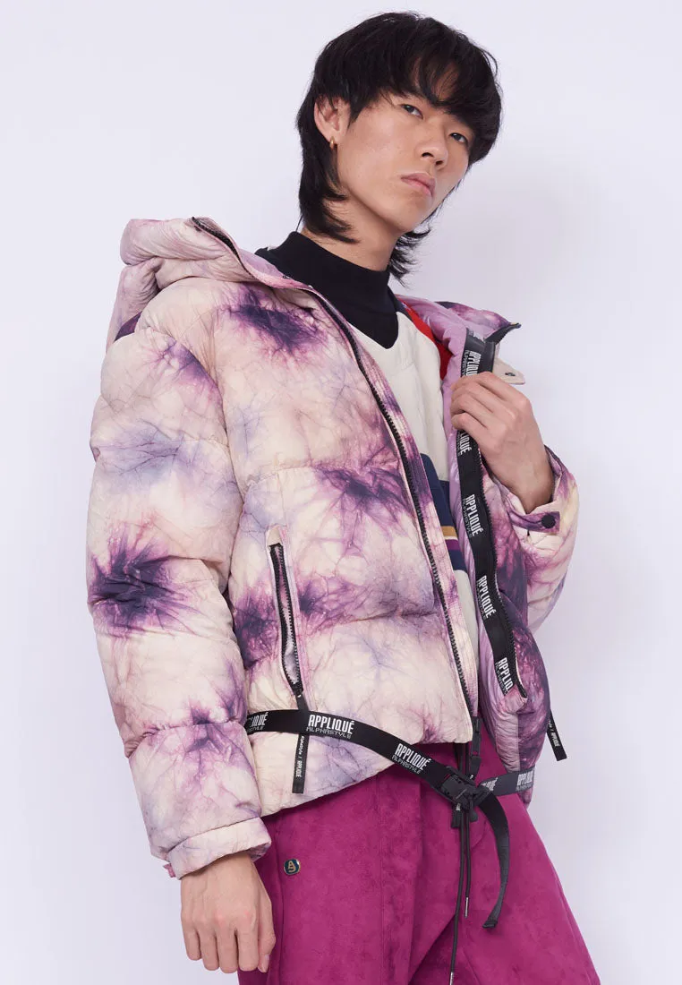 Kang Tie-Dye Hooded Down Jacket