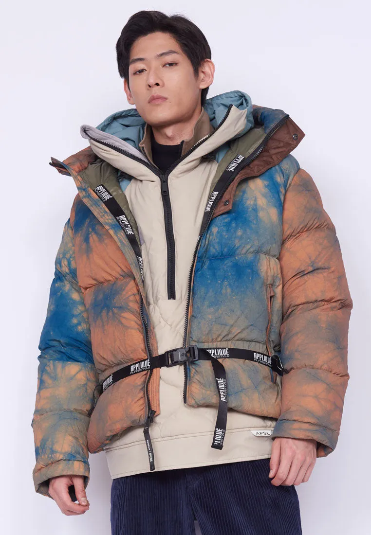 Kang Tie-Dye Hooded Down Jacket