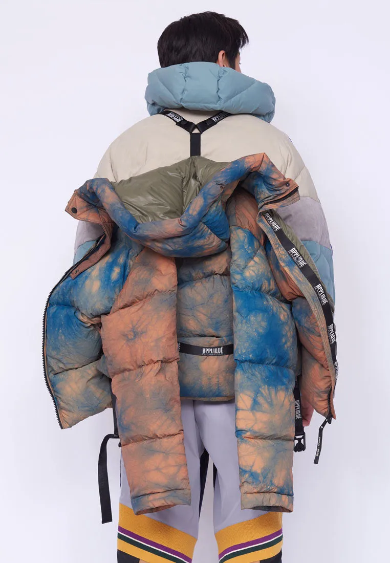 Kang Tie-Dye Hooded Down Jacket