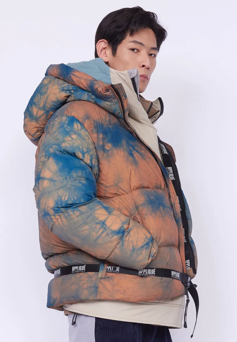 Kang Tie-Dye Hooded Down Jacket