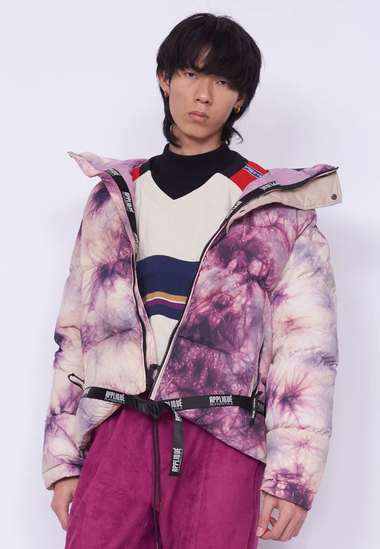 Kang Tie-Dye Hooded Down Jacket