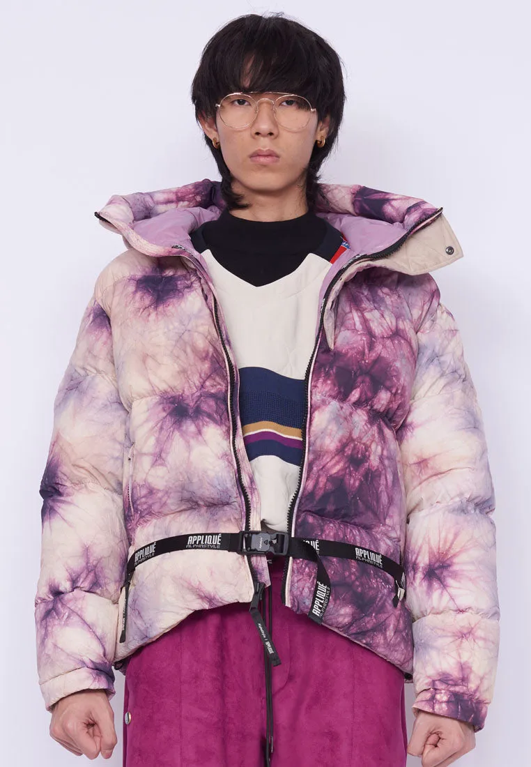 Kang Tie-Dye Hooded Down Jacket