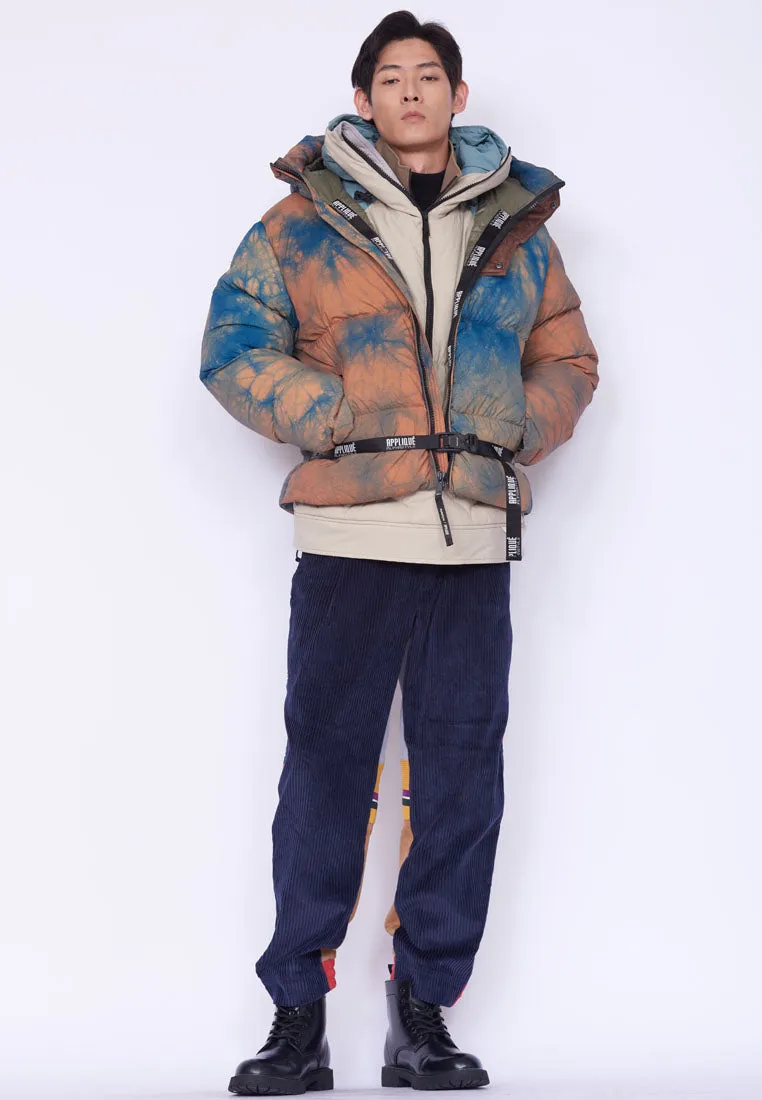 Kang Tie-Dye Hooded Down Jacket