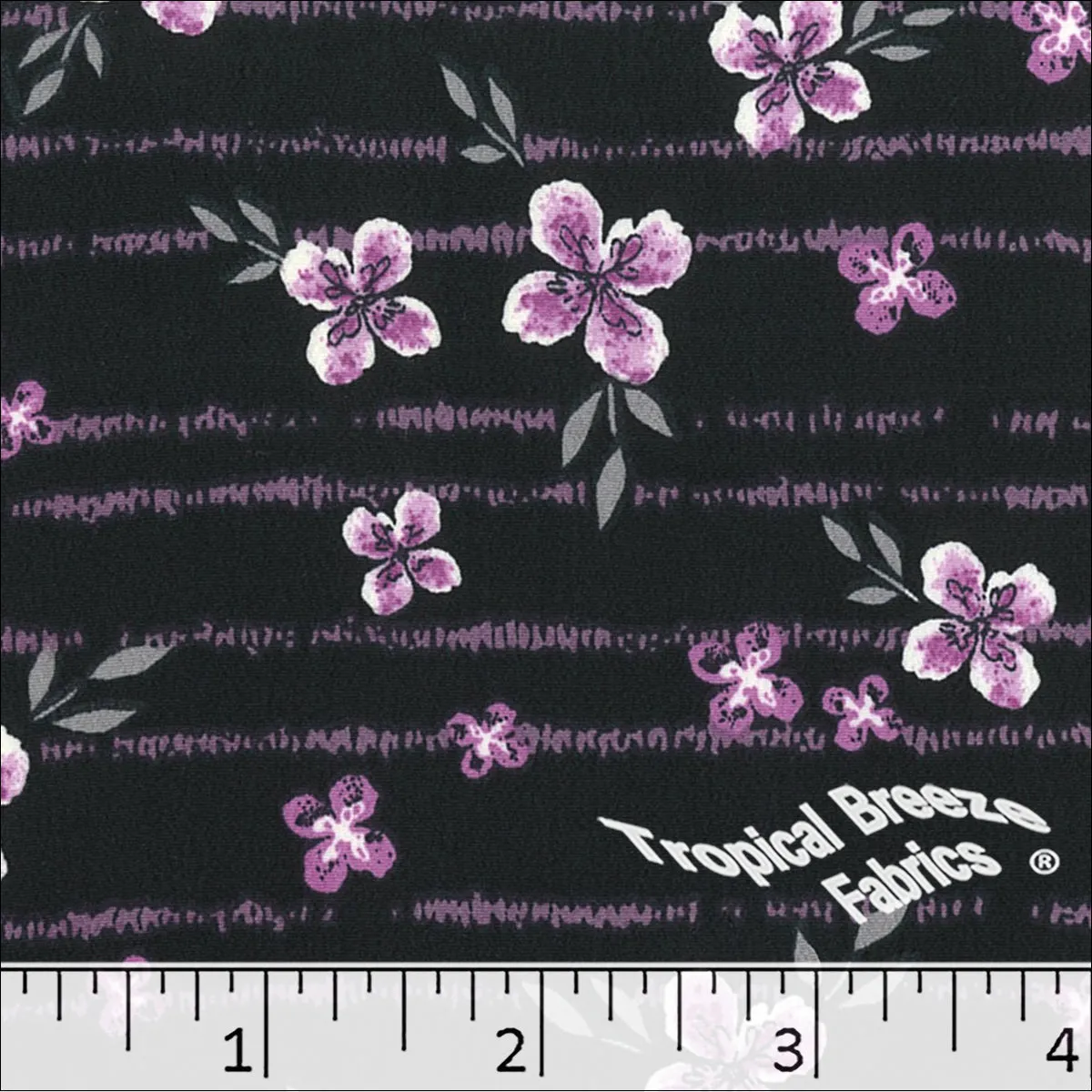 Koshibo Floral Print Polyester Fabric 048427