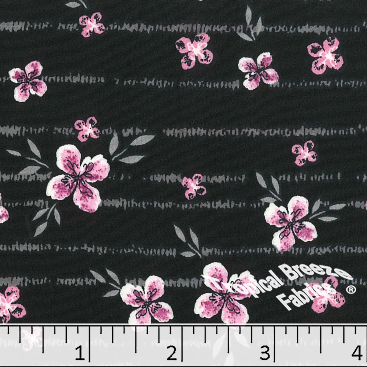 Koshibo Floral Print Polyester Fabric 048427