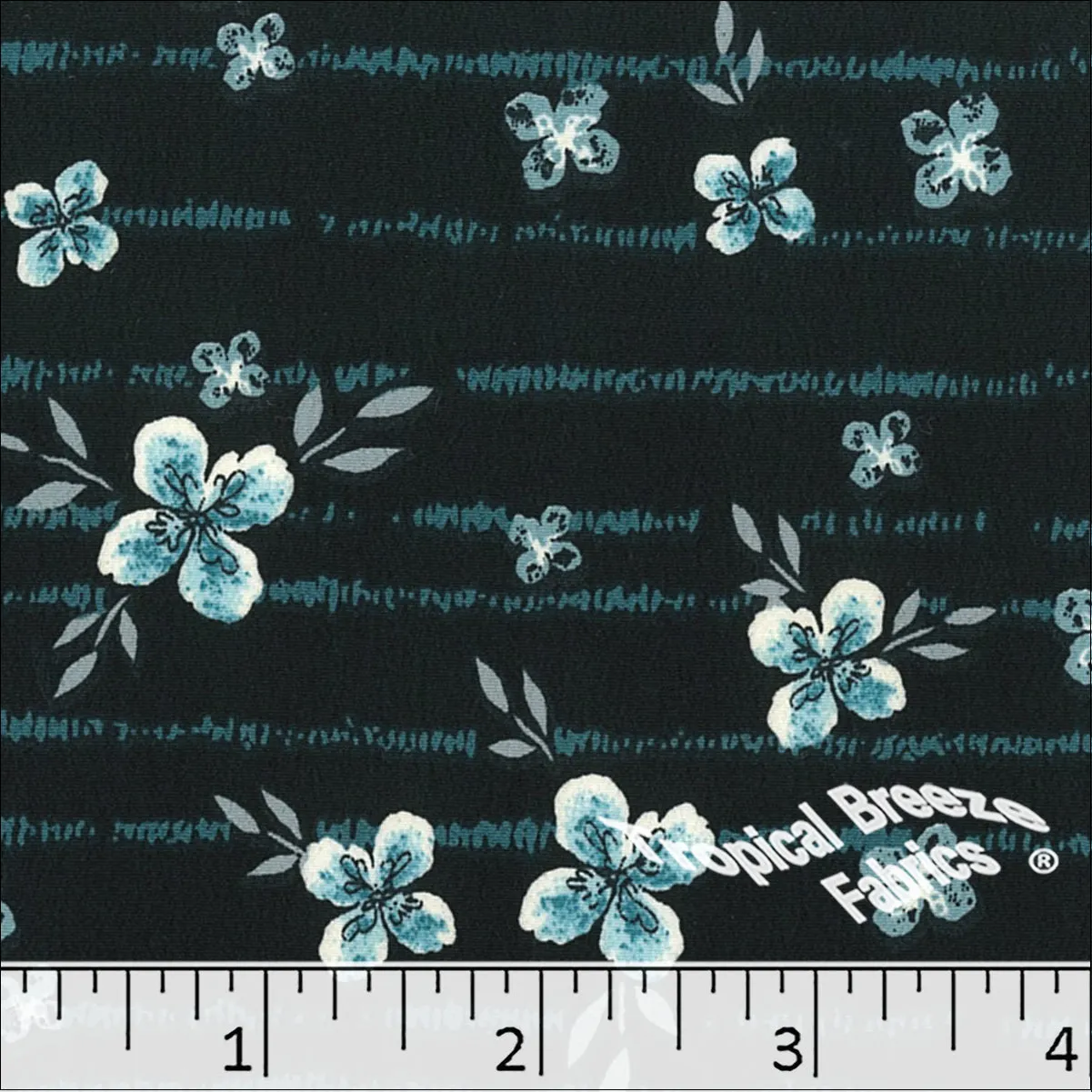 Koshibo Floral Print Polyester Fabric 048427