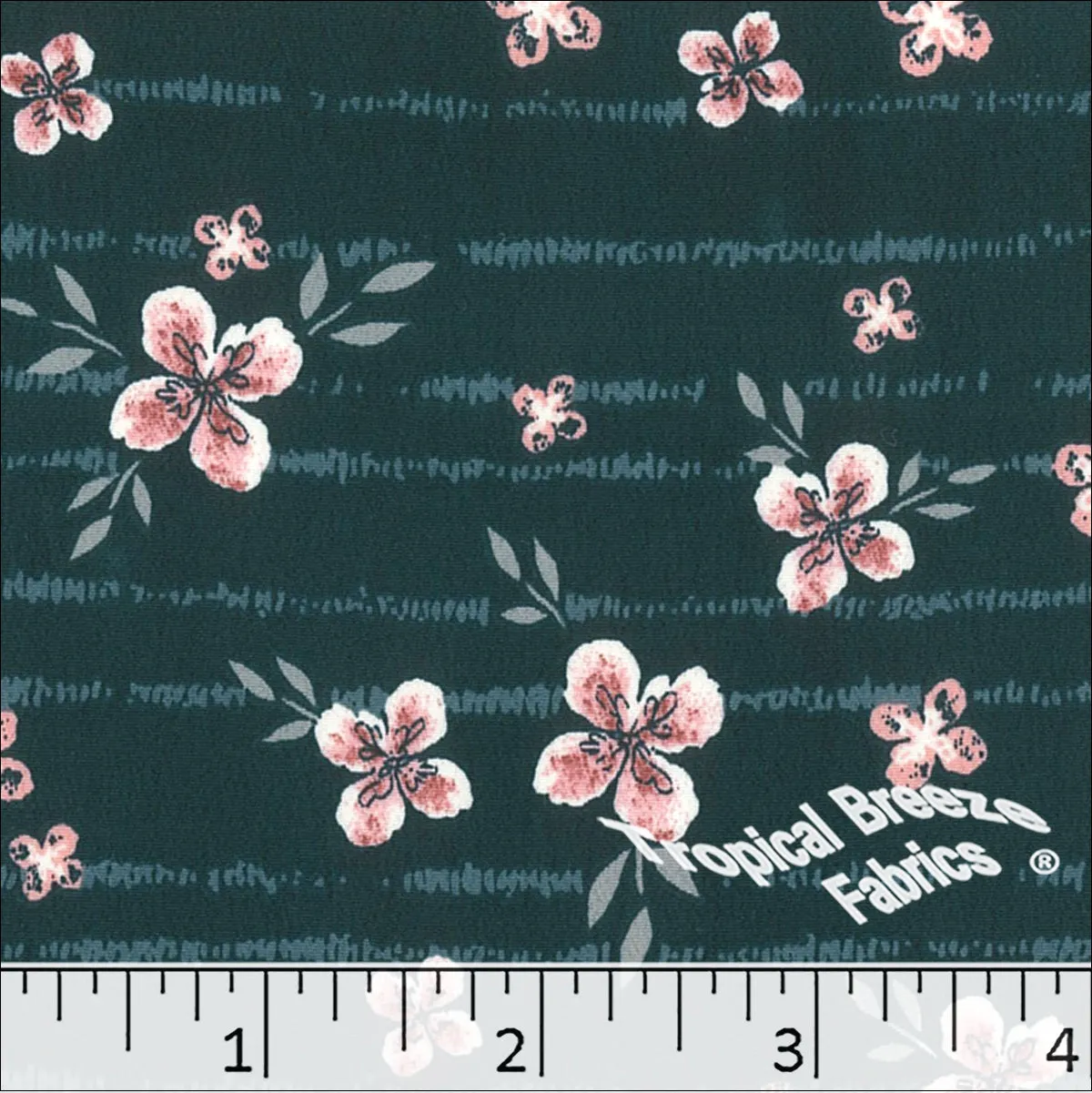 Koshibo Floral Print Polyester Fabric 048427