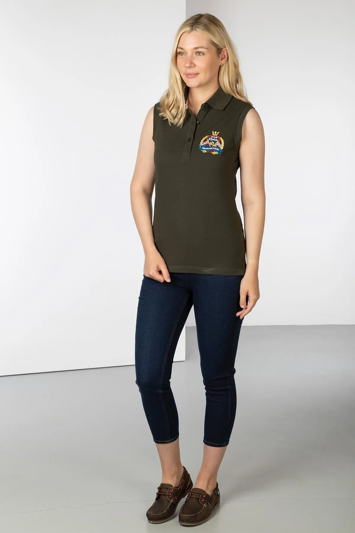 Ladies Charlie Sleeveless Polo Shirt