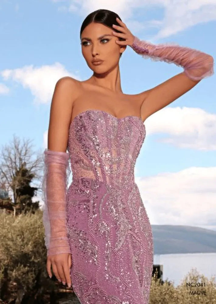 Nicoletta magnificent sensational divine beaded ball gown