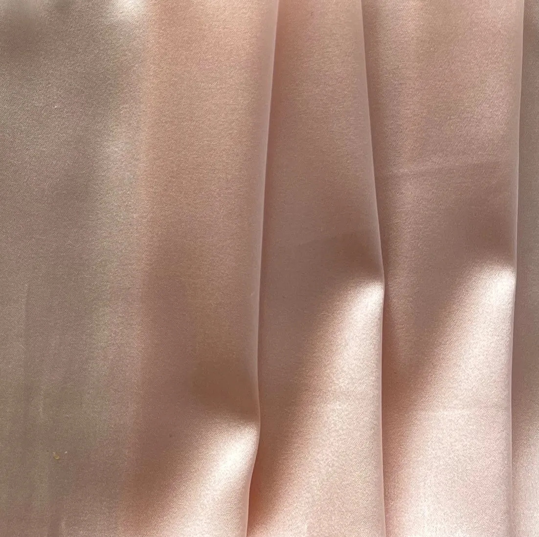 Peach Daiquiri Stretch Silk Satin Charmeuse (Made in Italy)