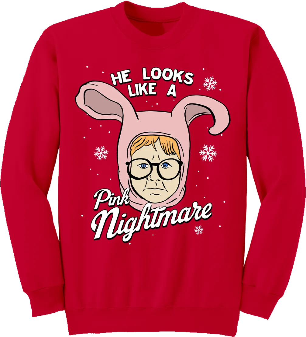 Pink Nightmare Christmas Sweatshirt