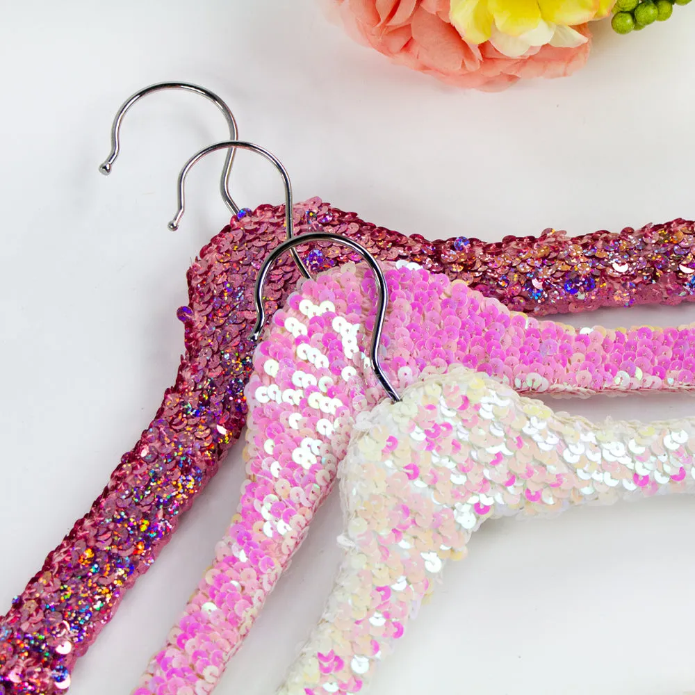 Pink Sequin Hanger