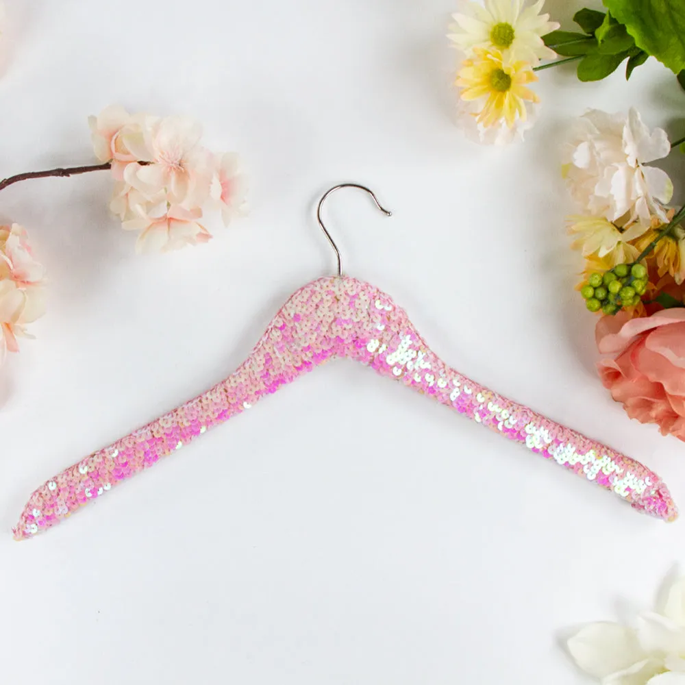 Pink Sequin Hanger