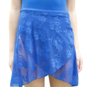 PW Dancewear Women's Lace Wrap Skirt - ROYAL