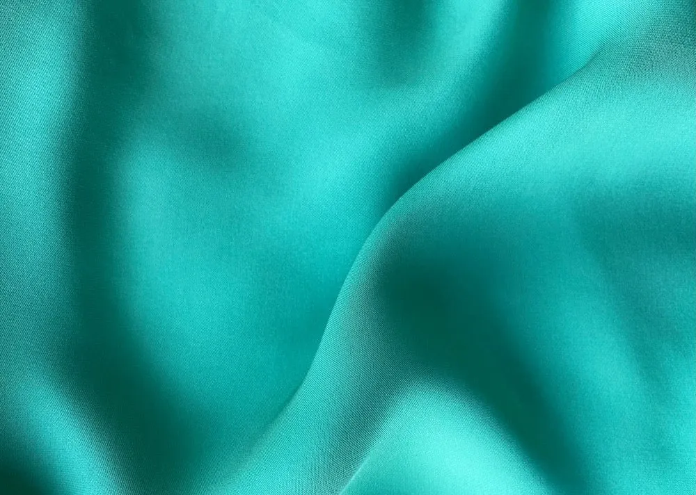 Semi-Sheer Minty Paris Green Silk Georgette