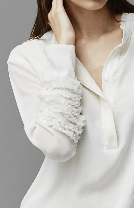 Silk Frill Shirt