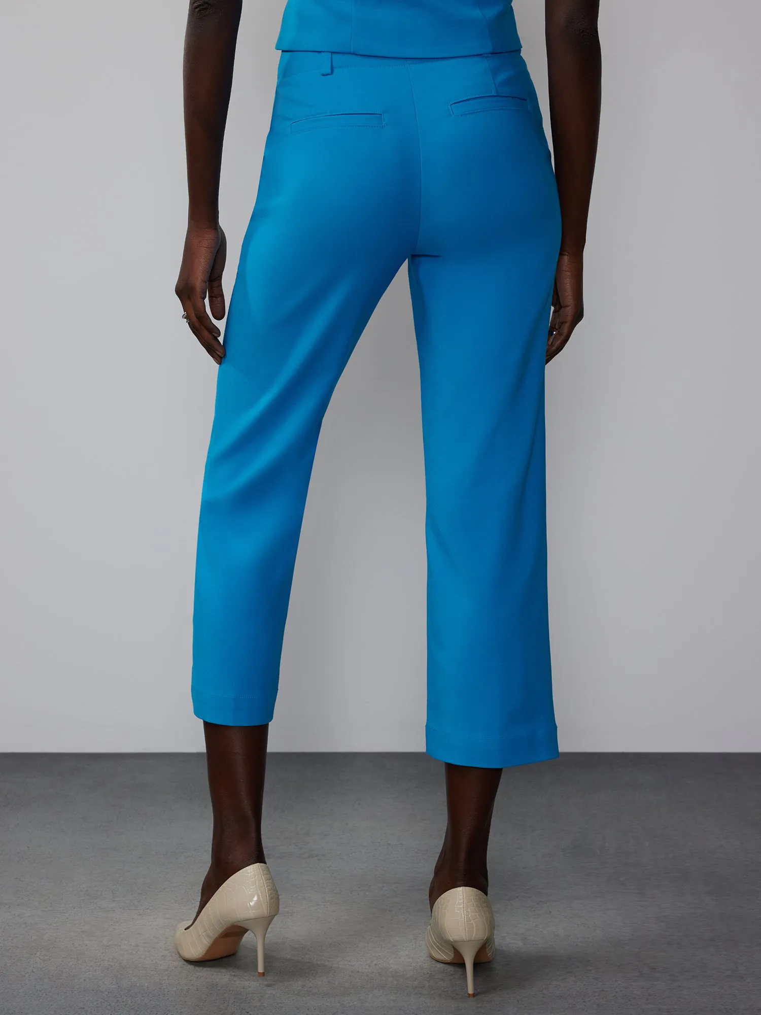 Straight Leg Cropped Pant