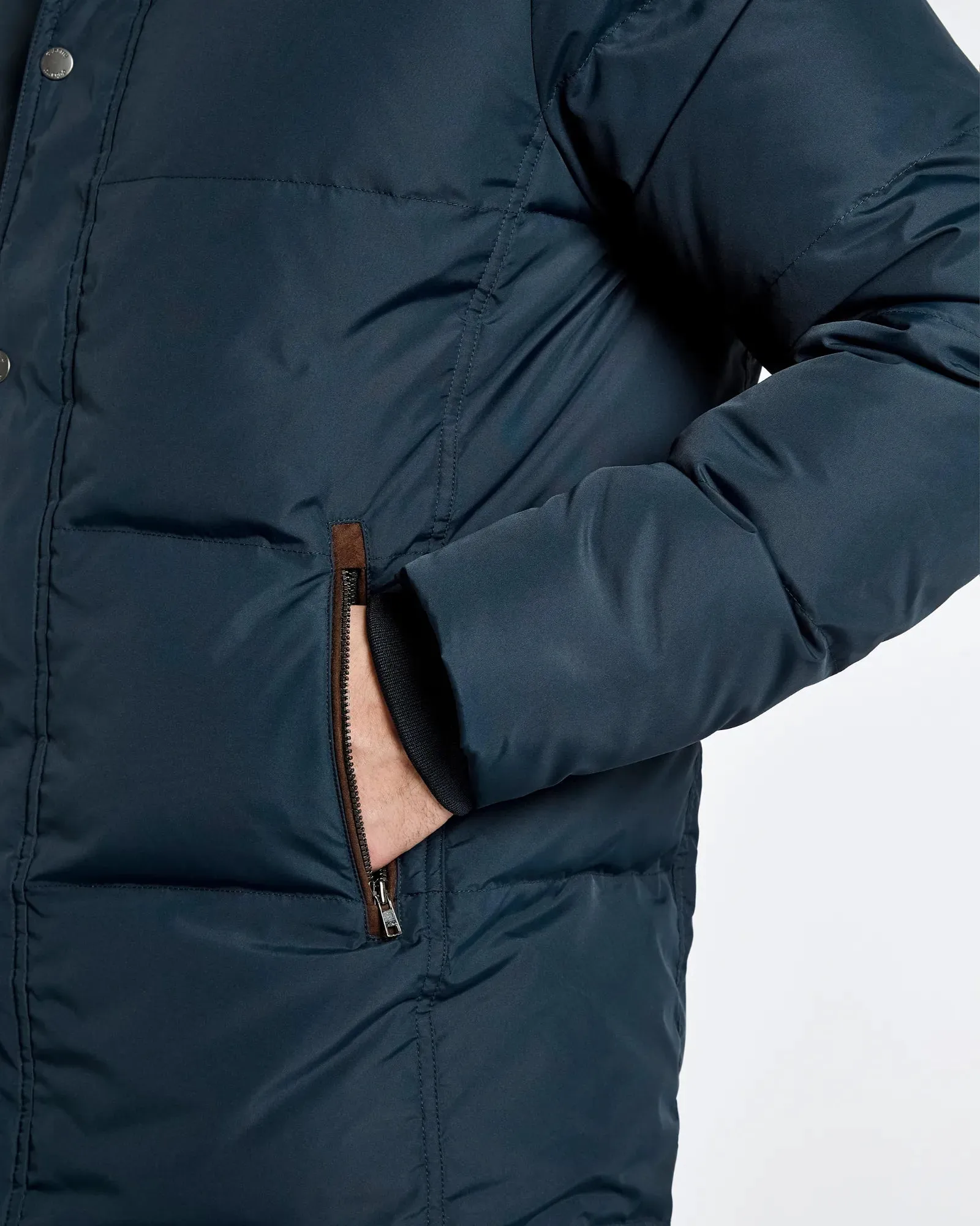 Talbot Down Filled Jacket - Navy