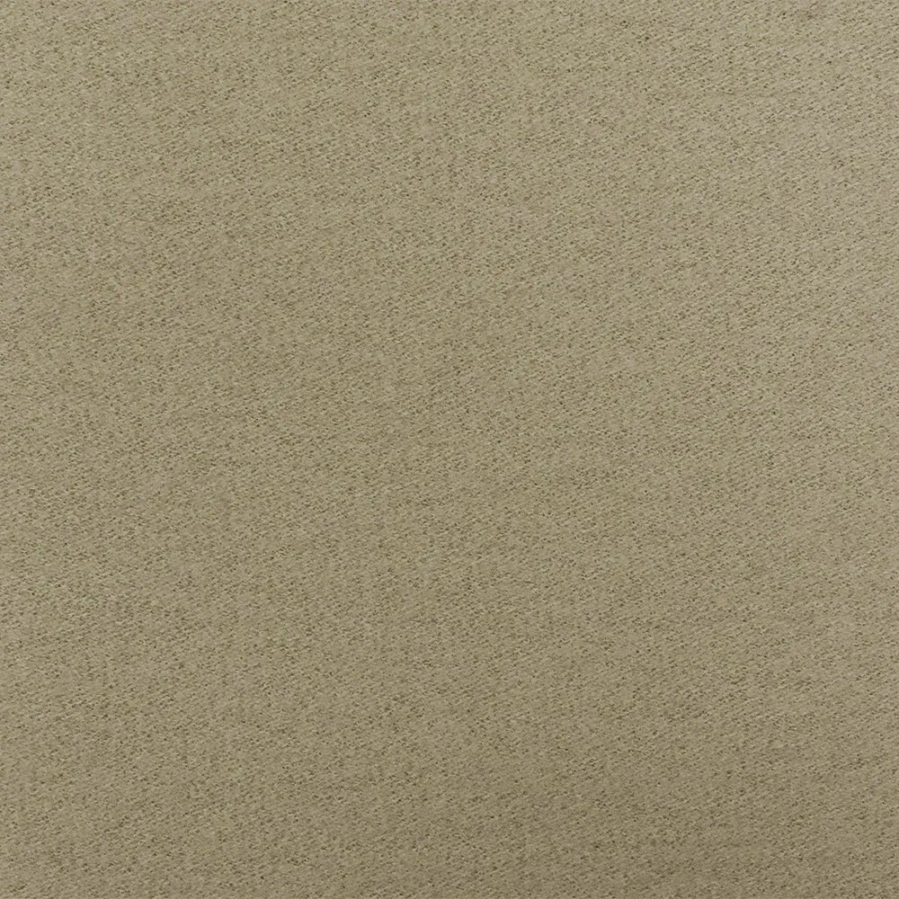 Taupe Solid Wool Poly Double Brushed Boucle Jacketing Knit Fabric