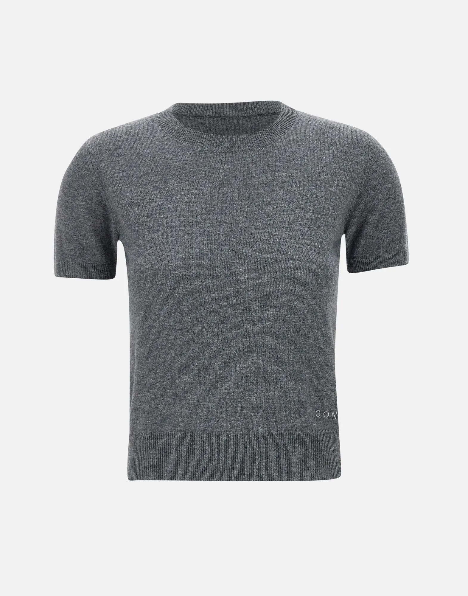 Wool and Cashmere Short Sleeve Sweater