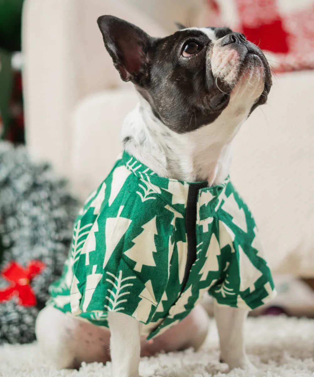 Xmas Tree Dog Shirt