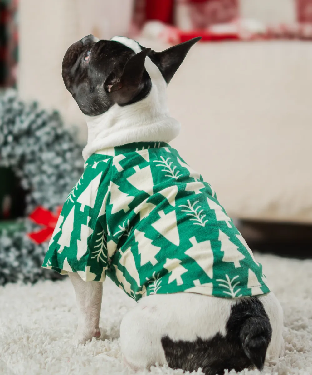 Xmas Tree Dog Shirt