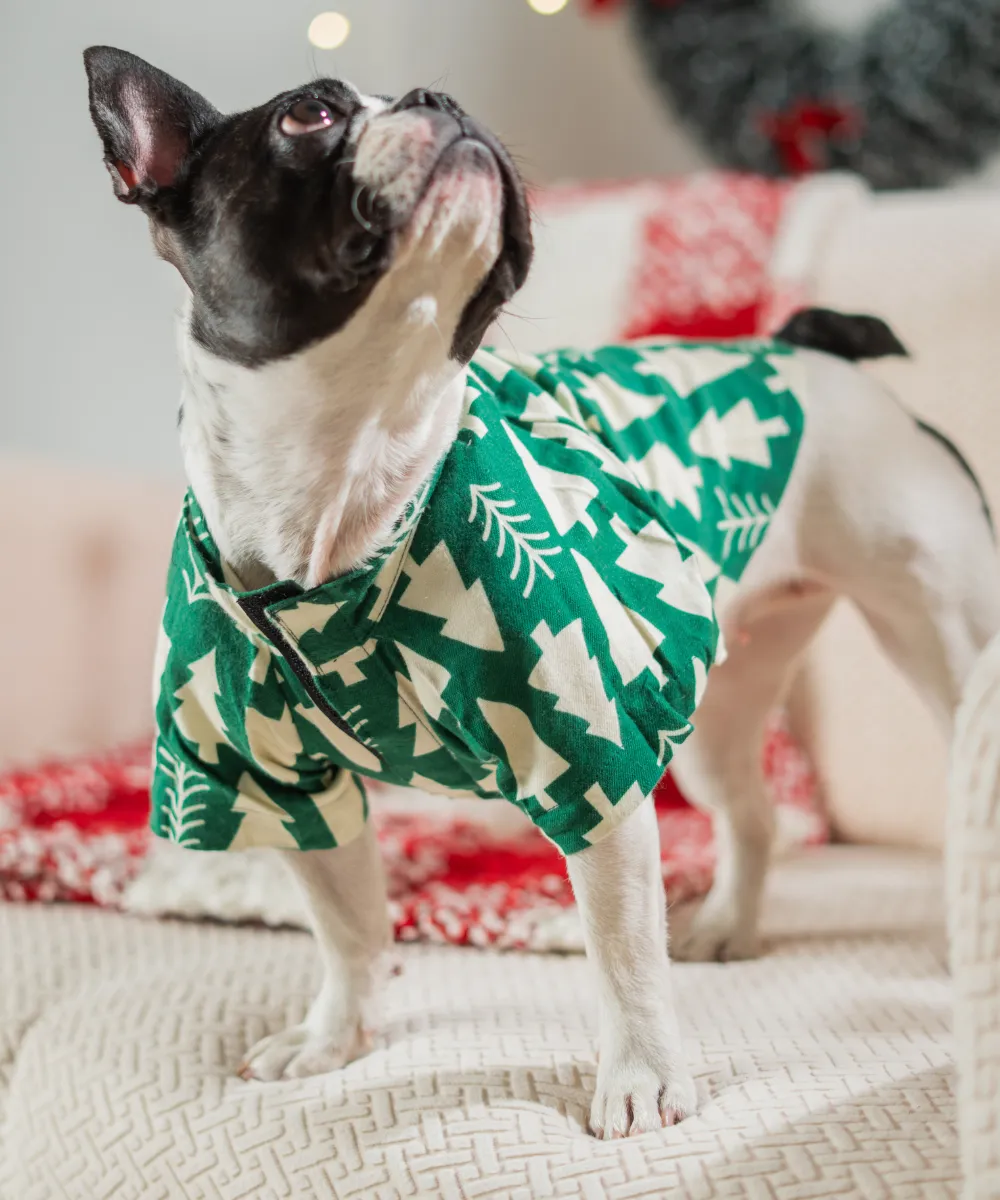 Xmas Tree Dog Shirt